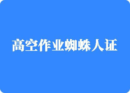 性感操你的骚高空作业蜘蛛人证